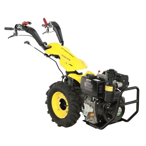 Motocultor multifunctional ProGARDEN Campo U12E 12CP, diesel, pornire electrica, 3+2 viteze, reductor
