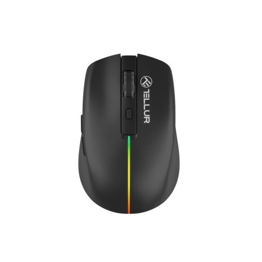 Mouse wireless Tellur, Silent Click, Negru