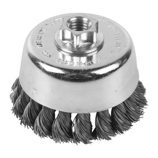 Perie răsucita tip cupa Milwaukee M14, 90x20mm, otel, 0.5mm