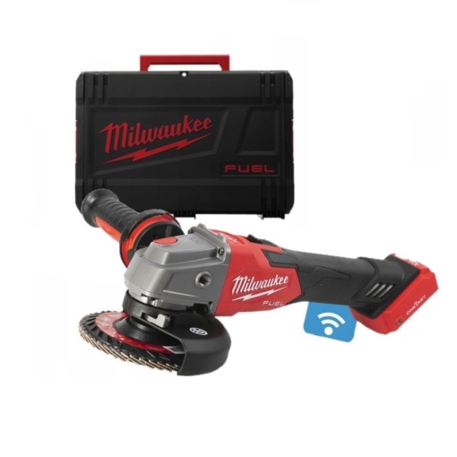 Polizor unghiular 125 mm cu frânare și comutator culisant M18 FUEL™ ONE-KEY™ M18 ONEFSAG125XB-0X
