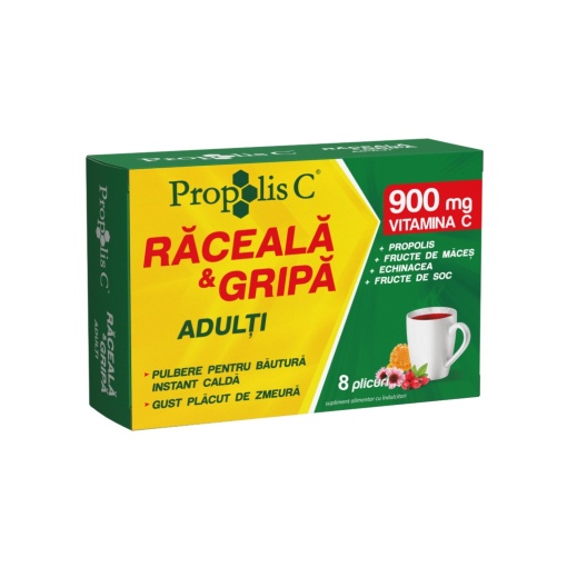 Propolis C răceală și gripă adulți 8 plicuri/cutie