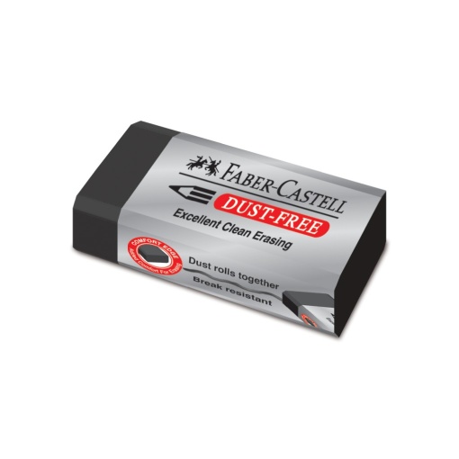 Radieră creion dust free neagră 24 Faber-Castell