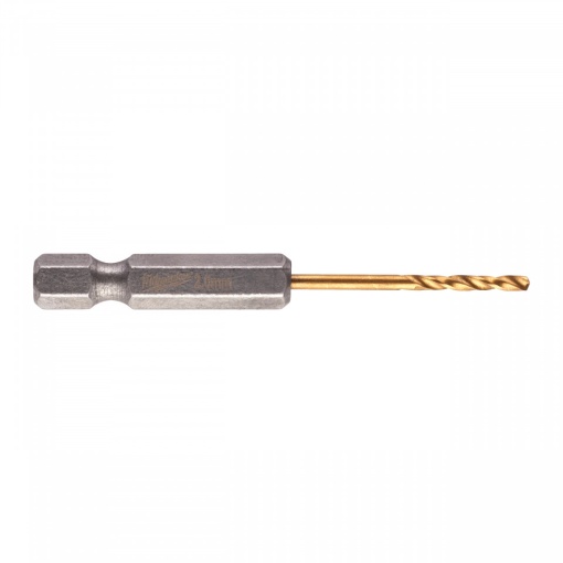RED HEX - Burghie SHOCKWAVE™ HSS-Ground Titan pentru metal Milwaukee Ø 2x17x59,5 mm - blister 2 buc