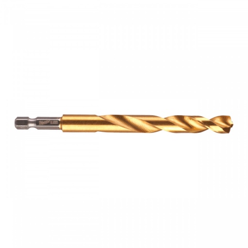 RED HEX - Burghie SHOCKWAVE™ HSS-Ground Titan pentru metal Milwaukee Ø 10x76x120 mm - blister 1 buc