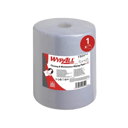 Rolă industrială albastră, 2 straturi, 190 m WypAll L20, Kimberly Clark