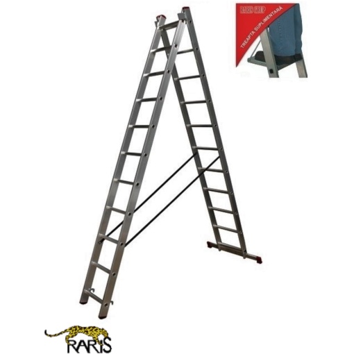 Scara aluminiu RARIS profesionala cu 2 tronsoane tip 2N