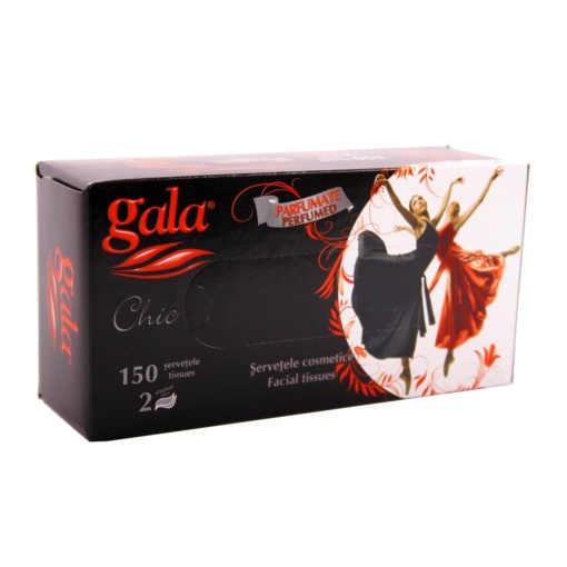 Șervețele faciale la cutie 150 buc/cut 2 straturi Gala