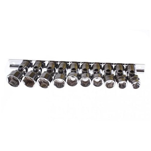Set 10 buc chei tubulare Jonnesway cu balamale 3/8" 10-19mm