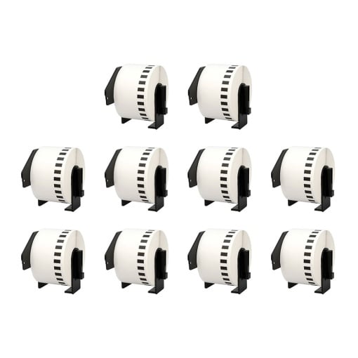 Set 10 Etichete late modul continuu compatibile DK-22223 50 mm x 30.48m Brother DK-22223 DK22223