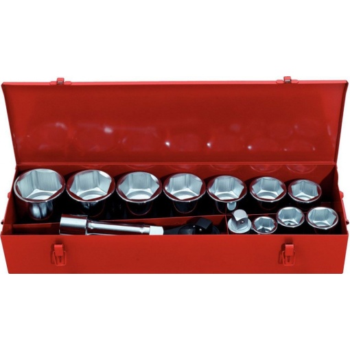 Set 15 chei tubulare 1" KS TOOLS, 36-80 mm
