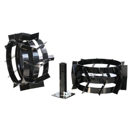 Set 2 roti metalice ProGARDEN 400x8 cu manicot 32mm