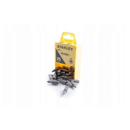 Set 25 biti Stanley 1-68-942, 25 mm, 1/4", PH1, fixare C6.3