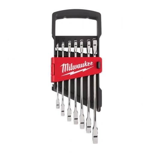 Set 7 chei combinate cu clichet Milwaukee MAX BITE™ Milwaukee 8-17 mm