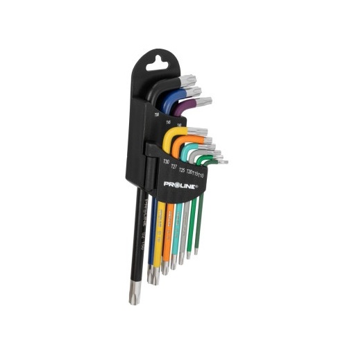 SET CHEI NEGATIVE TORX LUNGI CR-VA S2 T10-T50 - 9P.