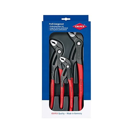 Set Cleşti Knipex Cobra pentru instalatori, 3 piese
