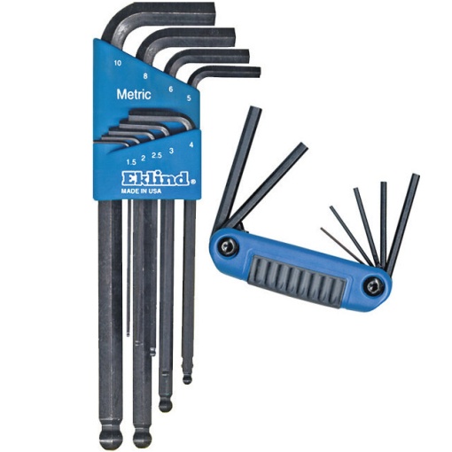 Set combo 16 chei locas hexagonal 13609 si 25171, EKLIND 1,5 - 10 mm