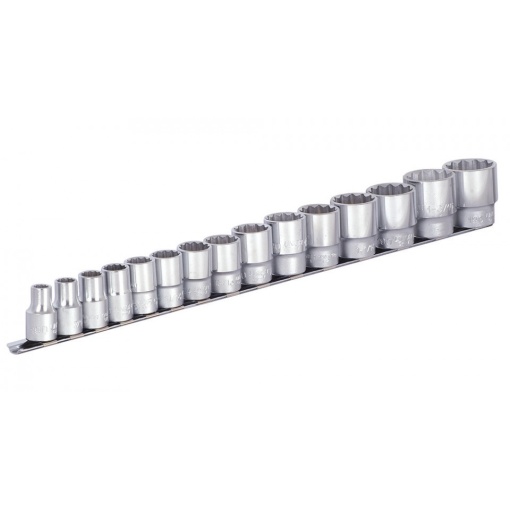 Set de capete chei tubulare Unior 1/2", pe sina 3/8"-1 1/4"