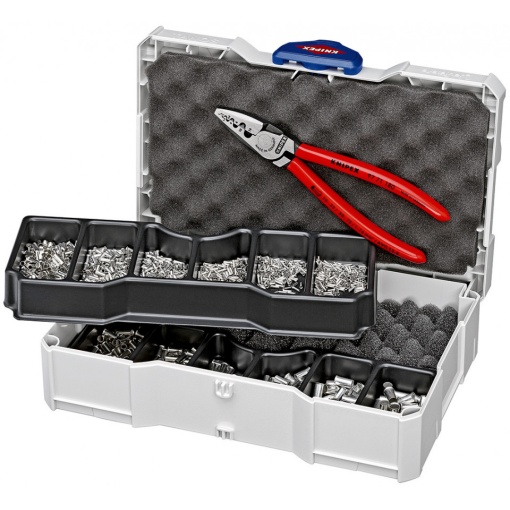 Set de sertizare KNIPEX pentru ferule 1401 piese 0,25 – 16 mm²