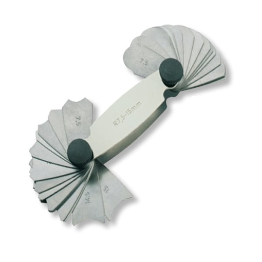 Set lere raze, otel, 1.0-7.0 mm - 17 lere/set