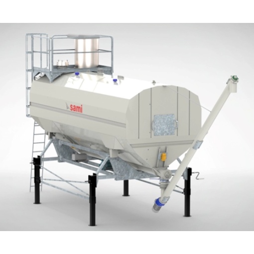 Siloz orizontal SAMI EUROSILO S capacitati de stocare intre 15 si 76 mc