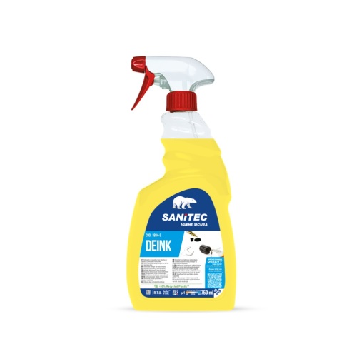 Soluție scos pete cerneală cu pulverizator 750 ml Deink Sanitec