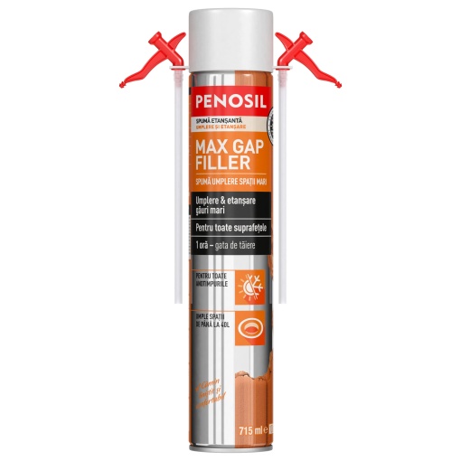 Spumă poliuretanică pentru umplere spații mari PENOSIL Max Gap Filler, 715 ml