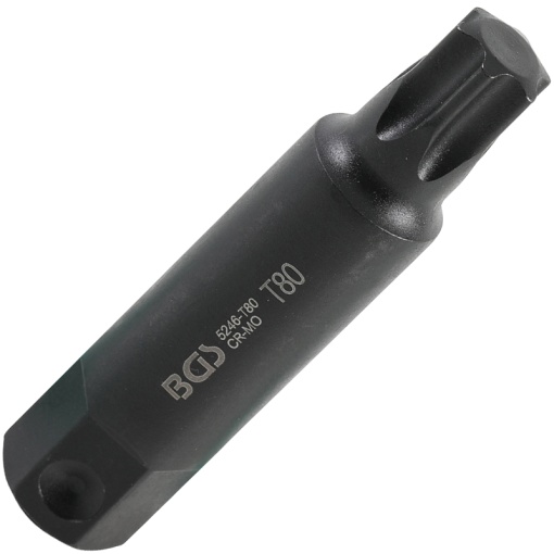 Varf torx BGS T80, antrenare 22 mm hex, lungime 100 mm