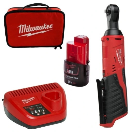 Antrenor cu clichet de impact M12 ™ Milwaukee M12IR-201B(1/4"), alimentare cu acumulator - echipat