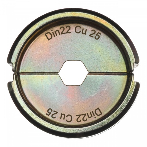 Bacuri de sertizare DIN Cupru Milwaukee (Dimensiune conector cablu (mm²): 25, Cod imprimat: 10)