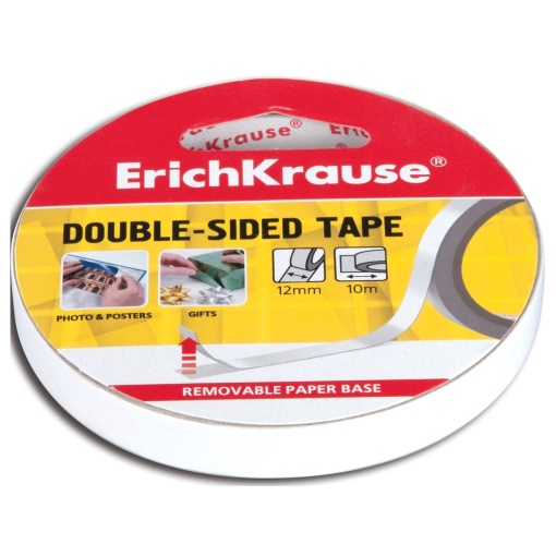 Bandă dublu adezivă 12 mm x 10 m EK