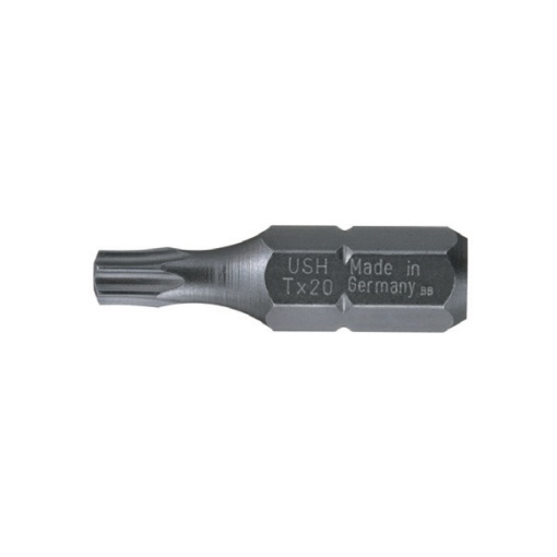Bit hexagonal USH 1/4” DIN 3126 – Forma C 6,3 – profil TORX TX 30