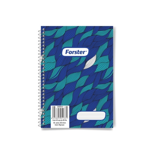 Caiet A5 spirală 80 file Forster