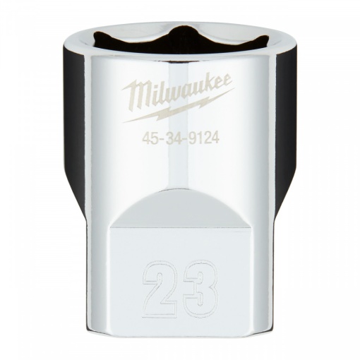 Cheie tubulară Milwaukee 1/2, sistem metric, 23mm, scurtă