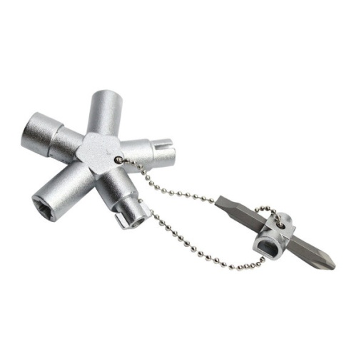 Cheie universala pentru panouri, DIM 65x65x17 mm 3-11 mm