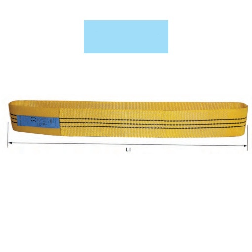 Chinga de ridicare Gutman circulara din fibră de poliester IDM 15000 Kg