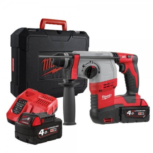 Ciocan rotopercutor SDS-plus M18™ cu 4 funcții HD18 H-402C ( KIT: 2 x M18 B4 Acumulator, M12-18 C Încarcător, Kitbox)