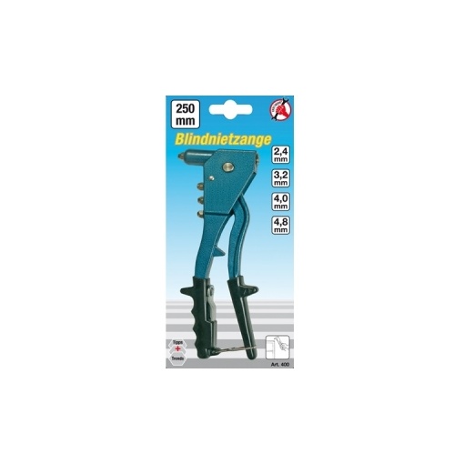 Cleste BGS de tras nituri-pop, TUV/GS, 250 mm