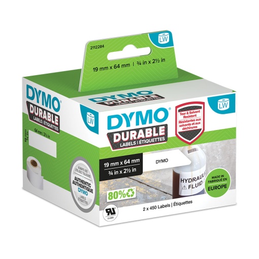 Etichete coduri bare Durable DYMO LabelWriter 19 x 64 mm DYMO LW 2112284 1933085