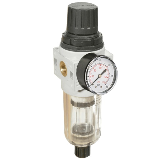 Grup de filtrare-reglare presiune 1/4", 5 microni, FIAC