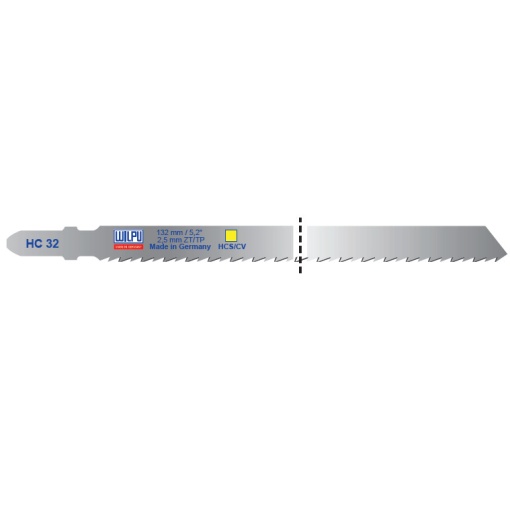 HC 32 Panza HCS/CV pentru fierastrau vertical, prindere T, pentru lemn / 5 bucati, DIM 132 x 7.8 x 1.45 mm