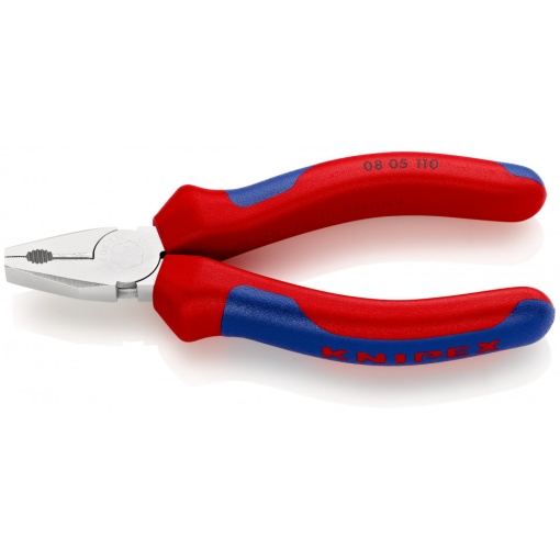 KNIPEX 08 05 110 Clește mini combinat cu manşoane multicomponent cromat 110 mm
