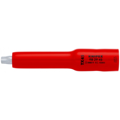 KNIPEX 98 29 45 adaos pentru cheie tubulară (bihexagonal) pentru TX45 117 mm