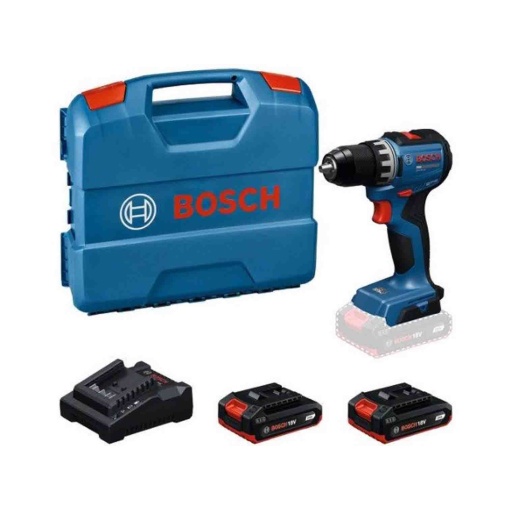 Maşină de găurit/înşurubat cu acumulator Bosch PRO GSR18V-52 (livrata cu 2 acumulatori 2Ah)