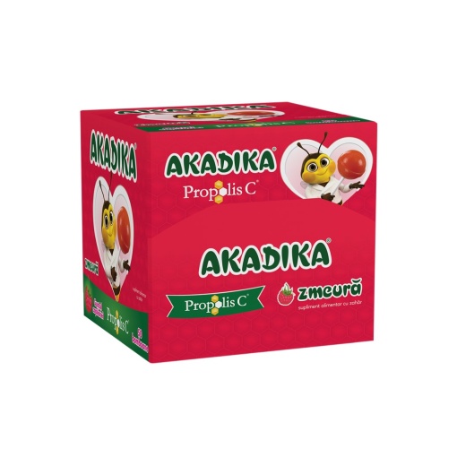 Multivitamine Akadika Propolis C Zmeură, 50 buc/cutie