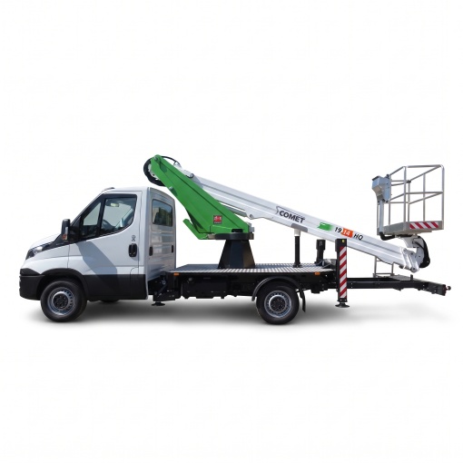 Nacela cu brat telescopic articulat montata pe autosasiu COMET Eurosfilo 19/2/14 HQ H 19m L 14m 250KG