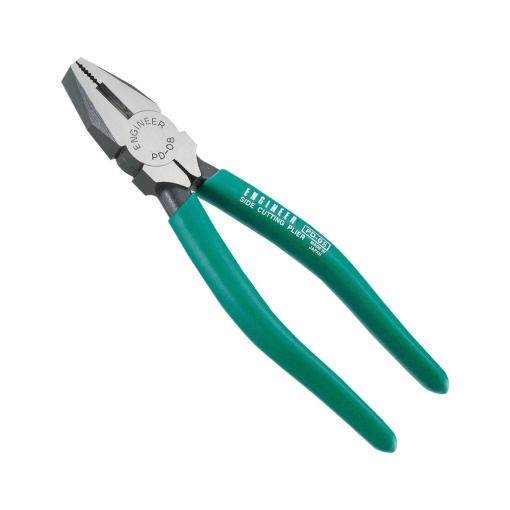 Patent electrician taiere laterala ENGINEER PD-08, manere verzi, elastomer, 210 mm, Fabricat in Japonia