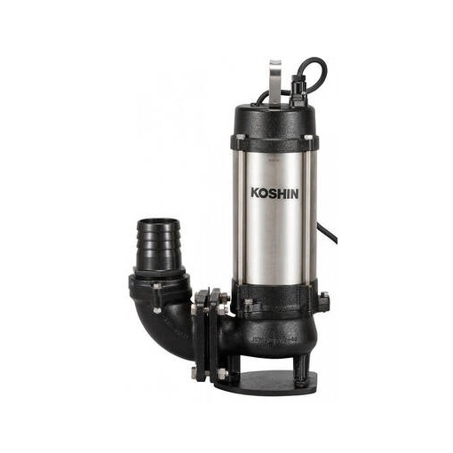 Pompa submersibila Vortex KOSHIN PKJ-1500-BAB motor electric 220V 1500W Ø 80 mm debit 40.8 mc/h