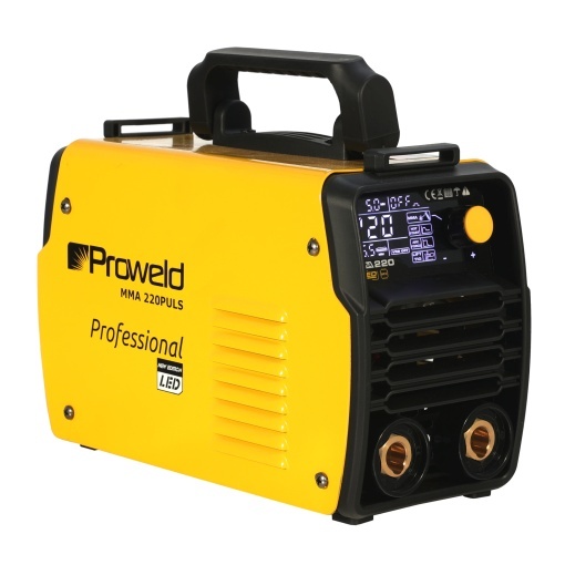 ProWELD MMA 220 Puls Invertor digital sudură 220A, Pulse MMA, TIG Lift, Arc Force, VRD, Electrozi Ø 1.6-5.0mm, Oțel, Inox, Fontă