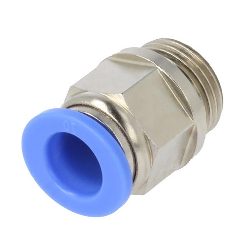 Racord automat push-in drept, filet 1/4", pentru furtun 6mm FIAC