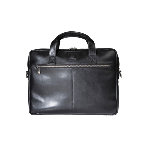 Servietă din piele laptop 14" Exactive Exacompta 17437E, negru